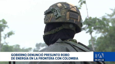 El ministro John Reimberg reveló el hallazgo de conexiones irregulares utilizadas para extraer electricidad desde Ecuador hacia Colombia. Un reportaje de María Gracia Chacón