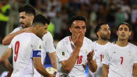 Jugadores de la selección de Irán