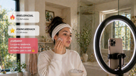 Expertos en dermocosmética y bienestar, advierten que la viralización está promoviendo errores frecuentes en el cuidado facial por replicación sin criterio técnico