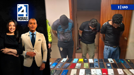 Revise las noticias más destacadas de Quito en la Primera Emisión del Noticiero 24 Horas de este lunes 18 de mayo del 2026. Andrea Samaniego  y Juan Miguel Rodríguez.