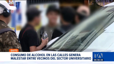 Habitantes del centro-norte de Quito denuncian que las veredas y calles aledañas a universidades se transforman cada fin de semana en cantinas al aire libre. Un reportaje de Jhoselyn Guevara
