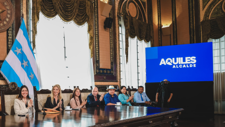 Tatiana Coronel, alcaldesa de Guayaquil subrogante, rindió cuentas este 18 de mayo de 2026 de su la gestión 2025.