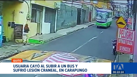 Una ciudadana resultó con un traumatismo craneal tras caer de una unidad de transporte en movimiento debido a una maniobra brusca del chofer. Un reportaje de Juan Miguel Rodríguez