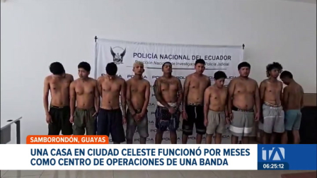 La Policía desmanteló una red dedicada al robo a mano armada en carreteras. La organización utilizaba una casa en Samborondón como centro de operaciones. Un reportaje de Catalina García