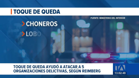 John Reimberg señaló que la intervención busca reducir los homicidios intencionales y la extorsión; la autoridad no descartó decretar la medida nuevamente. Un reportaje de Belén Merizalde