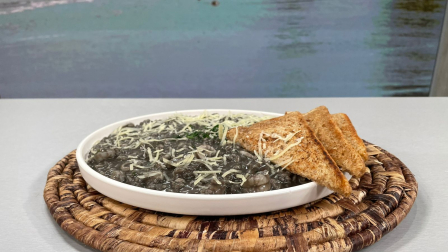 Este martes 19 de mayo del 2026 preparamos risotto negro de calamar, junto al chef Felipe Campana.