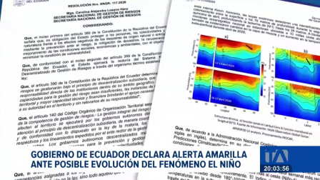 La medida se toma ante la posible llegada del evento climático, mientras estudios internacionales advierten que la probabilidad del 82 % incrementará en las próximas semanas.