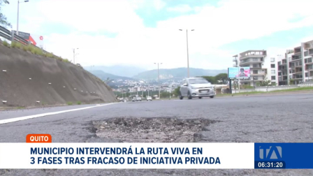 Tras dar de baja la concesión a una empresa privada, el Municipio de Quito asumirá directamente la rehabilitación de la Ruta Viva. Un reportaje de Stephany Paz