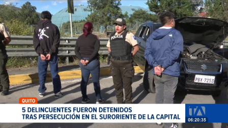 La Policía detuvo a una banda dedicada al robo de celulares. Los sospechosos cuentan con un amplio historial delictivo por diversos delitos. Un reportaje de Nathalie Jiménez