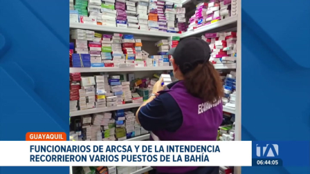 Durante una intervención de control en la Bahía, autoridades sanitarias decomisaron medicinas caducadas que ponen en riesgo la salud pública. Un reportaje de Ever Moreira
