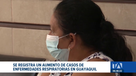 Guayaquil reporta una alta afluencia de pacientes en el Hospital Bicentenario.  Se registra cerca de 36 000 casos de infecciones respiratorias en los que va de 2026. Un reportaje de: Ricardo Cruzatty
