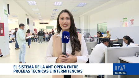 La ANT realiza pruebas técnicas tras la falla nacional; la caída de la plataforma afectó la emisión de certificados vehiculares y documentos.