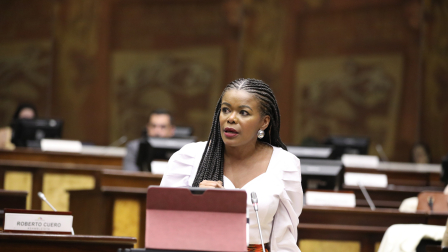 Paola Cabezas busca que se sancione al presidente de la Asamblea, Niels Olsen, por unas declaraciones que hizo.
