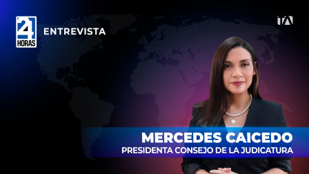"He recibido amenazas de muerte y no tengo miedo; es un riesgo de administrar justicia" comentó Mercedes Caicedo, presidenta del Consejo de la Judicatura, sobre amenazas en su contra desde que asumió el cargo.