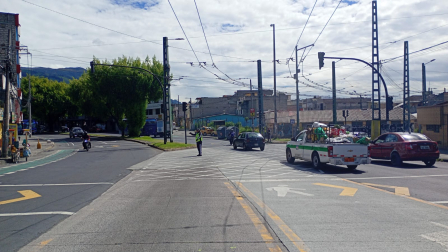 La AMT reportó un apagón en semáforos de el surt de Quito este jueves 21 de mayo de 2026.