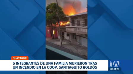 Un incendio estructural redujo a escombros una vivienda familiar y cobró la vida de cinco ciudadanos. Autoridades realizan los peritajes correspondientes. Un reportaje de Paula Kuhn