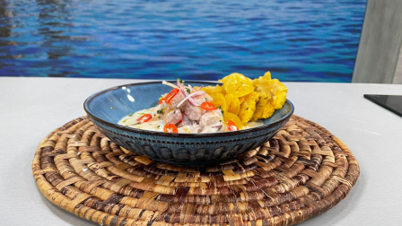 Este viernes 22 de mayo del 2026 preparamos ceviche de pescado y taxo, junto al chef Felipe Campana.
