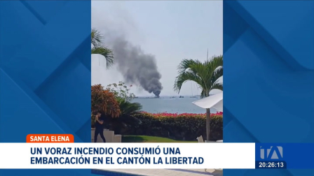 El siniestro marítimo se registró la mañana de este domingo, 24 de mayo, en la provincia de Santa Elena; los organismos oficiales indagan las causas del hecho. Un reportaje de Astrid Singre