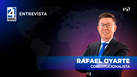 "Asume Carlos Alarcón y el ministro Luque sale del espectro" indicó Rafael Oyarte, constitucionalista, sobre los movimientos en la Fiscalía por el caso Progen.
