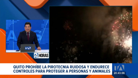 El Concejo Metropolitano aprobó una ordenanza que restringe artefactos como tumbacasas y voladores para proteger la salud pública, el bienestar animal y el medio ambiente.