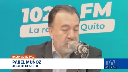 El Alcalde de Quito reaccionó a las daclaraciones de Noboa sobre el Metro. Señaló que el Gobierno debería aportar con al menos el 50% del financiamiento. Un reportaje de Stephany Paz