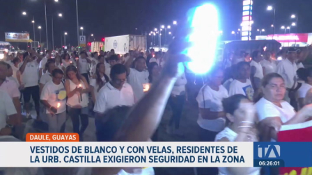 Más de 200 residentes salieron a las calles para exigir mejoras urgentes en la señalización vial en la Vía a Samborondón. Un reportaje de Camila Guevara