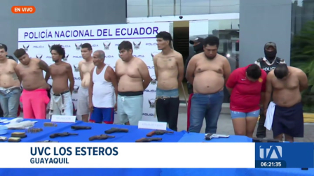 John Reimberg, ministro del Interior, indicó que el operativo Apolo 19 deja 19 aprehendidos, la mayoría con antecedentes penales. Además del decomiso de droga y armas de una estructura que operaba a nivel nacional. Un reportaje de Paula Kuhn.