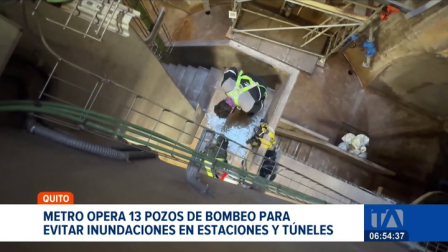 El Metro de Quito cuenta con infraestructura hidráulica de alta ingeniería para evacuar el agua lluvia y los sedimentos acumulados. Un reportaje de Brigette Mancheno