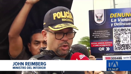 El ministro del Interior se refirió al tema durante la rueda de prensa sobre el operativo Apolo 19.