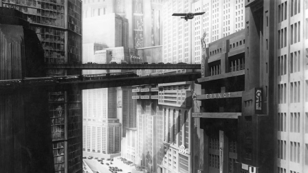 Una escena de la película de 1927 "Metropolis" de Fritz Lang.