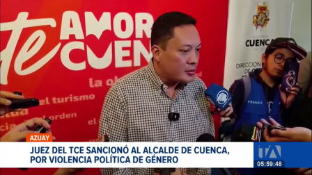Un juez del Tribunal Contencioso Electoral emitió un fallo que impone una multa económica y la pérdida de derechos políticos al alcalde de Cuenca. Un reportaje de Iván Rodríguez