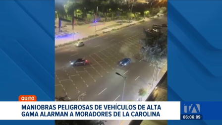 Vecinos de La Carolina denuncian el retorno de piques ilegales. Videos muestran peligrosas maniobras realizadas por conductores de autos de alta gama. Un reportaje de Gustavo Jaramillo