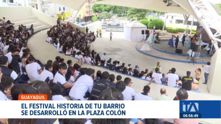 El festival "Historia de tu Barrio" convocó a jóvenes de diversas instituciones de Guayaquil para fortalecer la identidad de los barrios tradicionales. Un reportaje de Camila Guevara