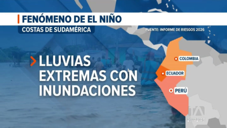 Organismos internacionales observan una inusual intensidad del fenómeno, mientras en Ecuador identifican zonas de impacto.