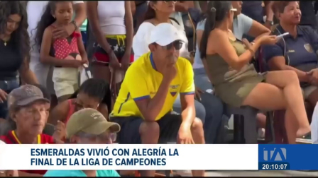 Esmeraldas se vistió de fiesta para respaldar a Willian Pacho y Piero Hincapié en la máxima cita del fútbol europeo. Un reportaje de Gregory Rosero