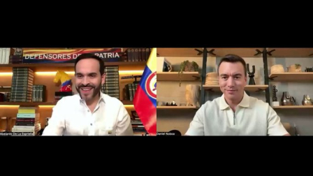 Daniel Noboa reaccionó a la victoria parcial de Abelardo de la Espriella en Colombia 