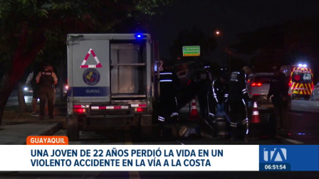 Una trágica jornada vial se vivió en Guayaquil tras registrarse decenas de accidentes. El caso de mayor gravedad cobró la vida de una mujer de 22 años. Un reportaje de Camila Guevara