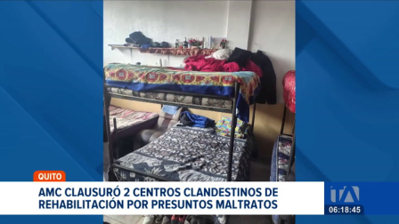 La Agencia Metropolitana de Control (AMC) intervino dos centros de rehabilitación que operaban en condiciones insalubres y de extrema precariedad. Un reportaje de Mishell Villacís