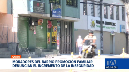 Familias del sur de Quito denuncian vivir bajo el constante acecho de la delincuencia. Señalan que no hay patrullaje policial en la zona. Un reportaje de Stephany Paz