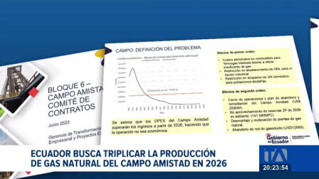 La expectativa técnica es alcanzar los 90 millones de pies cúbicos hasta el cierre del año 2026.