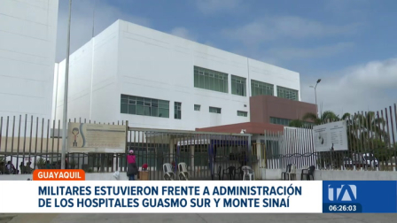 Concluyó la etapa de administración militar de hospitales Guasmo Sur y Monte Sinaí. La salida coincide con las denuncias de amenazas contra el personal. Un reportaje de Catalina García
