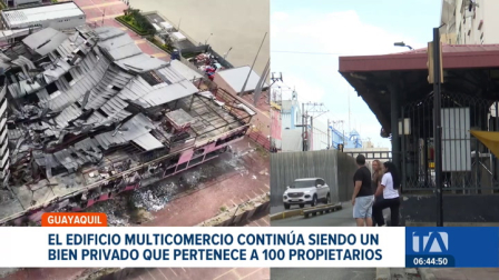 El Municipio de Guayaquil anunció que tomará el control estructural del Edificio Multicomercio abandonado ante el vencimiento de los plazos y saqueos. Un reportaje de Ever Moreira