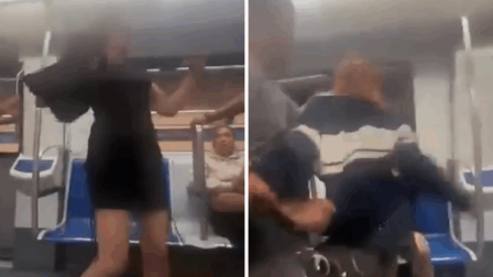 Chilena llega a los golpes en Metro de España tras recibir insultos racistas de otra mujer