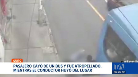 Un ciudadano se recupera tras ser atropellado por una unidad de transporte público. El chofer abandonó el automotor tras el siniestro. Un reportaje de Juan Miguel Rodríguez