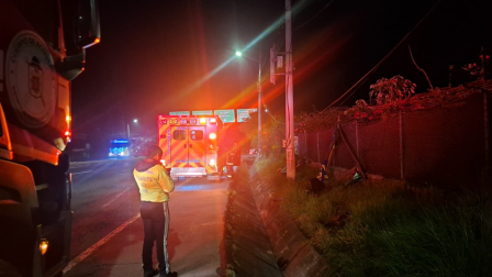 Un motociclista falleció en la av. Simón Bolívar, a la altura de la Ruta Viva, este viernes 5 de junio.