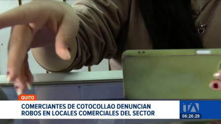 Dueños de locales comerciales en Cotocollao denuncian pérdidas económicas por el aumento de robos en el sector. Un reportaje de Gustavo Jaramillo