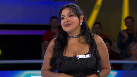 Lila Flores remontó, lucho hasta el final y se quedó con un juego perfecto en ¡Ahora Caigo!