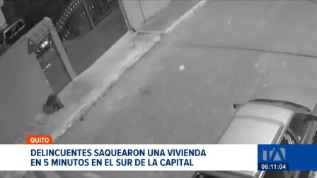 Delincuente robaron una vivienda en el sector de Santospamba aprovechando la ausencia de sus propietarios. Las pérdidas superan los USD 7 mil. Un reportaje de Gustavo Jaramillo