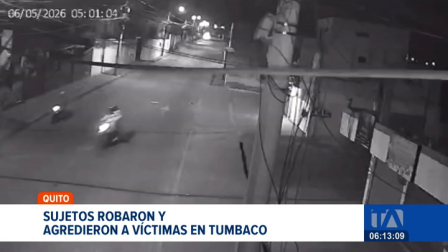 Un violento asalto encendió las alarmas de Tumbaco. Los delincuentes golpearon a las víctimas para quitarles sus pertenencias. Un reportaje de Juan Miguel Rodríguez