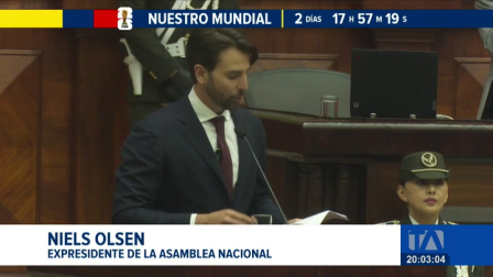 Su decisión coincide con el anuncio de precandidaturas de ADN, donde se postularía para la Alcaldía de Guayaquil. Un reportaje de Karen Haro